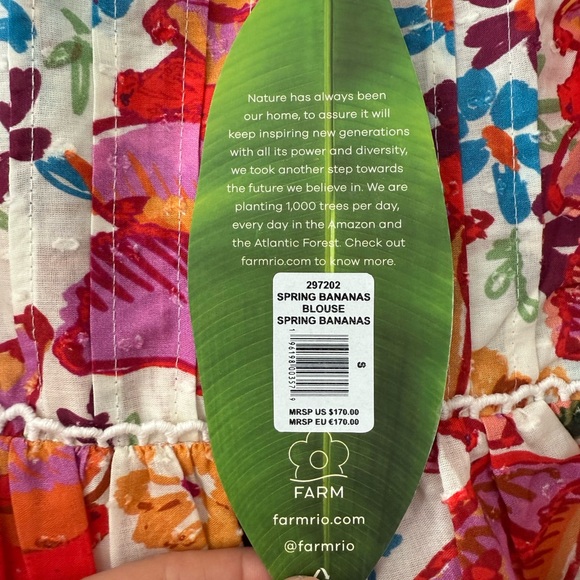 FARM Rio Colorful Floral Blouse - Picture 4 of 4